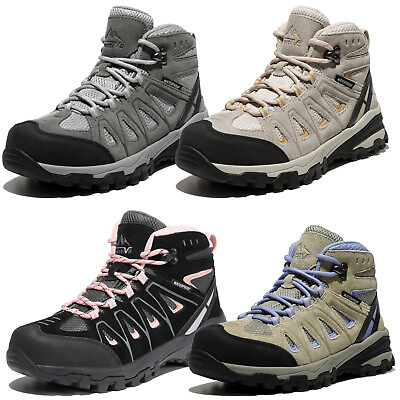 #ad Women Waterproof Hiking Boots Outdoor Trekking Adventure Camping Hiking Boots $59.99