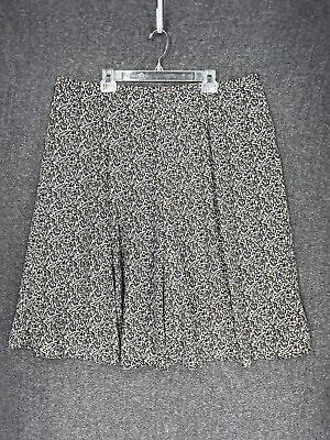 #ad Women’s Skirt A Line Plus 20W Navy Floral Sheer Lined Knee Length $11.99