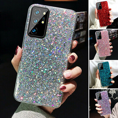 Bling Glitter Case Cute Cover For Samsung S22 S23 Ultra A13 A14 S21 S20FE Note20 $7.95
