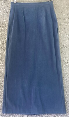 #ad NWT Casual Corner Womens Blue Long Maxi Skirt Size 4 $26.99