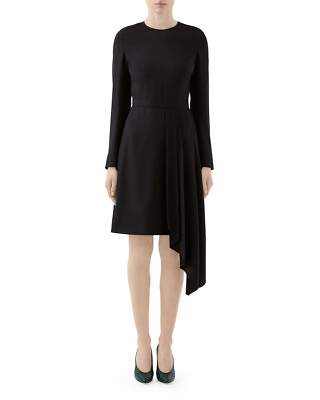 #ad Custom Made To Order A Line Pleat Asymmetric Hem Cocktail Dress plus1x 10x Y958 $239.99