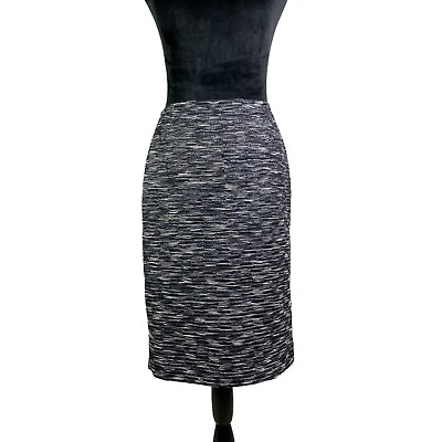 #ad LAFAYETTE 148 Tweed Pencil Skirt Women’s Size 4 Gray Lined Career Office Work $30.00
