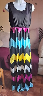#ad Long Boho Maxi Dress can be fit medium to large brand new without tag $25.00