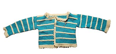 #ad Sweet Dawanda Handmade DIY Baby Knitted Jacket Size 74 80 $7.37