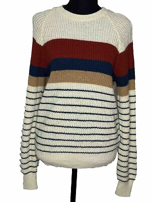Vintage Stripe Acrylic Sweater Sears $19.99