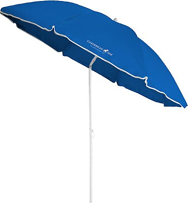 #ad Beach Umbrella Portable Adjustable Tilt Sun Umbrella UV Protection Vented Canopy $37.46