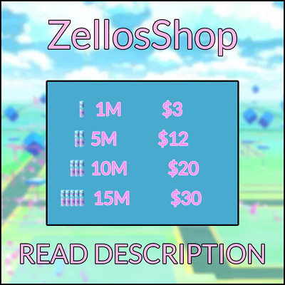 #ad ⭐️ 1MILLION Pokemon Go Stardust ⭐️ CHEAP ⭐️ $3.00