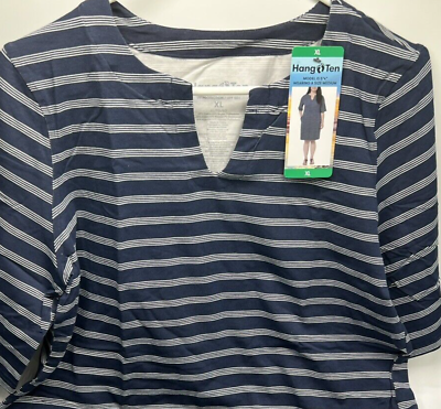 #ad Women#x27;s Size XL Hang Ten Sun Dress Moisture Wicking Lightweight Navy Blue $16.96
