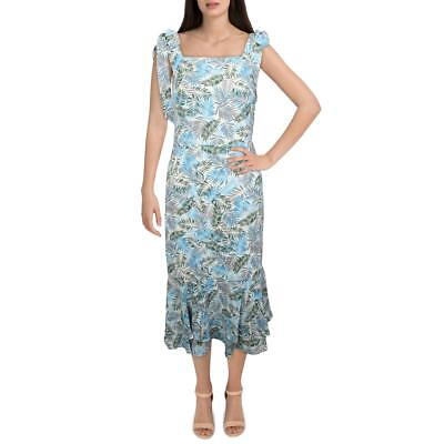 #ad #ad Lucy Paris Womens White Casual Shoulder ties Ruffles Sundress XS BHFO 0214 $6.99