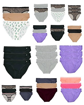 #ad Victoria#x27;s Secret Cotton Bikini Panties 3 Pack Bundle Lot S M Lg XL $22.80