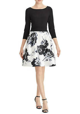 #ad American Living Womens Floral Fit amp; Flare Cocktail Dress MULTIPLE SIZES $14.99