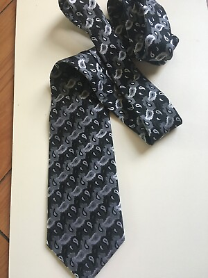 #ad TESSORI 62quot; x 4quot; EXTRA LONG Men#x27;s Neck Tie 100% Polyester Made in China N071 $15.00