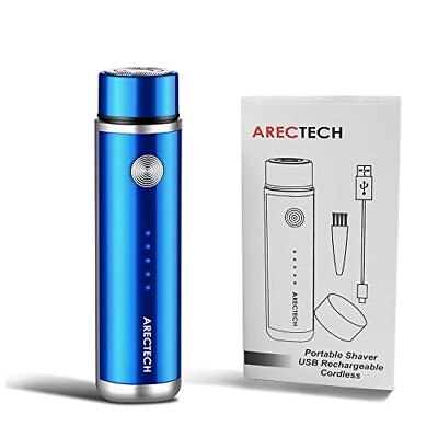 Electric Razor Mini Razor Pocket Razor for Men USB Rechargeable LED Battery D... $14.79