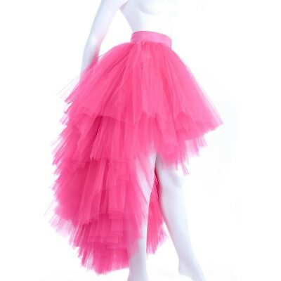 2022 Tulle Skirt Long Long Dress Multi layer Tulle Skirt Top Hot GBP 63.76
