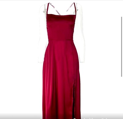 #ad Red Maxi Dress $40.00