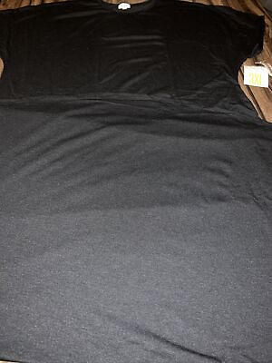 #ad Lularoe Maria Dress 🦄 Unicorn Solid Black Maxi 3XL 26 28 24 XXXL Long Stretch $59.99