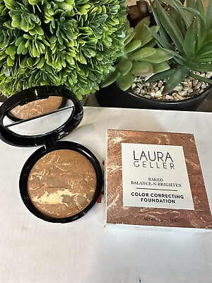 #ad #ad Laura Geller Baked Balance n Brighten Color Correcting Foundation In Toffee. $16.88