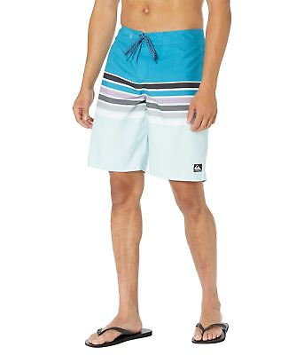 #ad Quiksilver Men#x27;s Swell Vision 20quot; Boardshort Swim Trunk Suit Seaport Size 33 $19.99