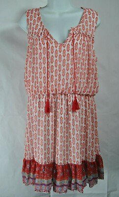 Multi Colored Women#x27;s V Neck Sleeveless Summer Dress View Photo#x27;s for Size $8.00