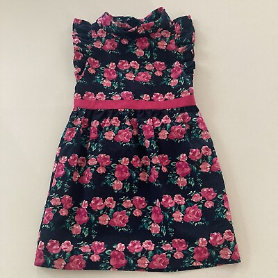 Janie and Jack Girls 7 Pink Floral Dress $32.00