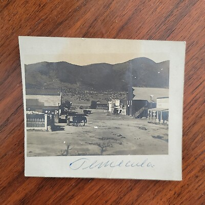 #ad 1907 RRPC Temecula California Street Scene Partial Post Card Front St $169.99