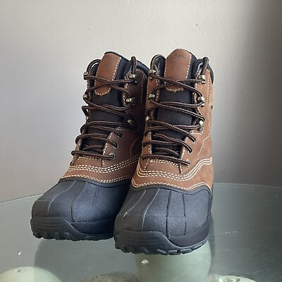 #ad LL Bean Storm Chaser Womens Boots Size 7.5 Brown Waterproof Primaloft NWT New $63.99