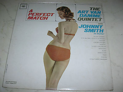 #ad The Art Van Damme Quintet With Johnny Smith a Perfect Match US 60s Sexy Cover $59.64