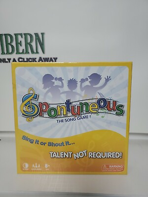 Spontuneous The Party Song Game NEW Sealed $37.02