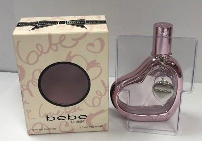 Bebe Sheer For Women EDP Parfum Spray 1 oz 30 ml New In Box No Cello $12.99
