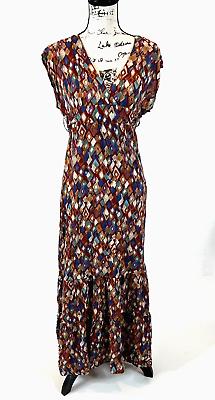 #ad Sans Souci Small Womens Multicolored Maxi Dress Style#IGD 861 $37.09