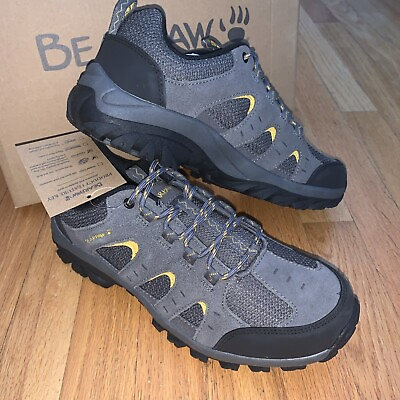 #ad Bearpaw Blaze Wide Mens Hiking Shoe Charcoal Size 10 $47.99