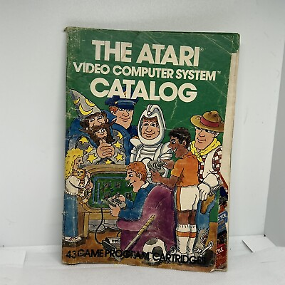 #ad The Atari Video Computer System Catalog 43 Game Program Sears Arcade Manual Lot $11.99