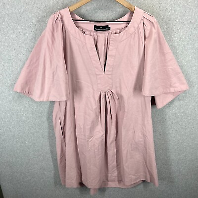 Pomander Place Finley Dress Tuckernuck Womens Size XL Light Pink EUC $78.75