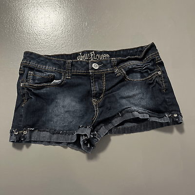 #ad Wallflower Jean Shorts Junior Size 11 Women Dark $10.00