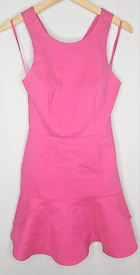 #ad Adelyn Rae Women#x27;s Drop Waist Sleeveless Cocktail Dress Pink SMALL $13.99