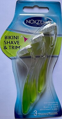 #ad Noxzema Bikini Shave amp; Trim Razors Shea Butter 3 Razors Per Pack New $22.99