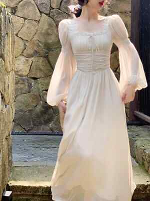 #ad #ad Elegant Midi Dress Women Causal Long Sleeve Party Dress Female Dress $43.90