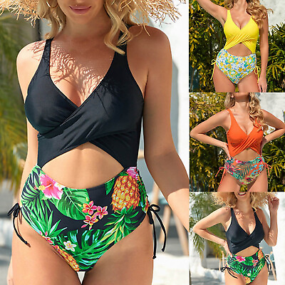 #ad #ad Women#x27;S Swimsuit Sexy High Waist Floral Bikini Swimsuit Cute Bikinis for Women $21.37