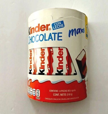 Kinder Maxi 3 Packs Riegel Milk chocolate 210g 7.4oz 30 Bars Total $22.99