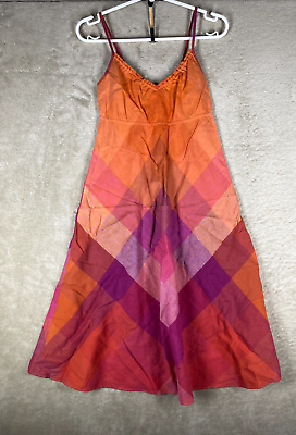 Gap Casual Dress Size XS Womens Orange Multicoloured Sleeveless AU $21.00