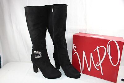 #ad #ad IMPO Orina Black Womens Boots size 9m $14.97