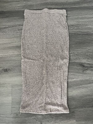 #ad Grey midi to long pencil skirt new without $25.00
