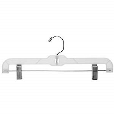 #ad Only Hangers 14quot; White Plastic Pant Skirt Hanger Box of 100 $70.56