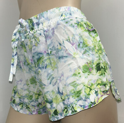 #ad #ad Victoria#x27;s Secret Cover Up Swimwear Beach Shorts Tropical Sz Medium NWT $23.00