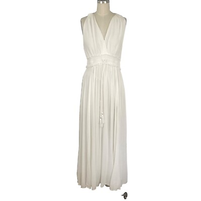 #ad lulus white maxi dress style 120D1507 Size M $39.99