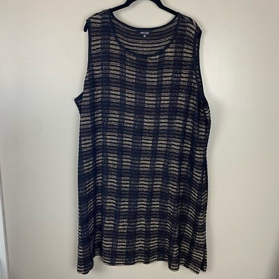 #ad Misook Dress Size 2X black and tan $79.99