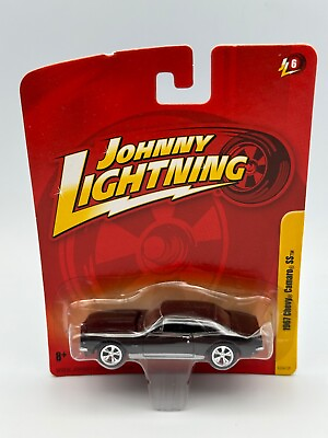 #ad Johnny Lightning 1967 Chevy Camaro SS Black Forever 64 1:64 NIB $8.99