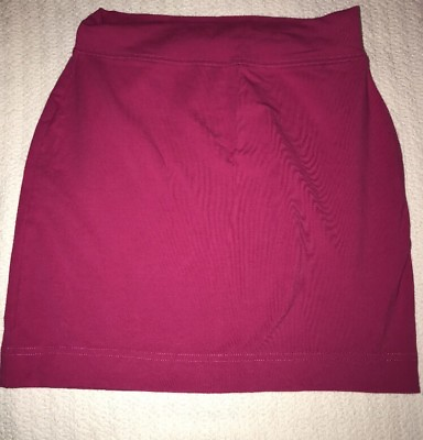 #ad Moda International Size Small Pink Cotton Spandex Mini Skirtamp; VS Boy shorts $12.98