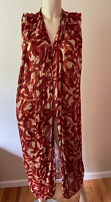 #ad Harve Benard Long Beach Swim Cover Up Lounge Wear One Size Fits All NWT $22.00