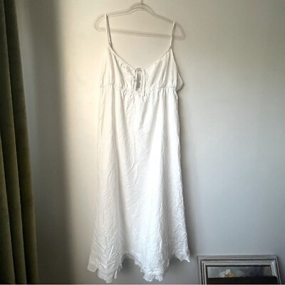 #ad Princess Polly Curve Empress of Love White Maxi Dress Plus Size 16 $38.00